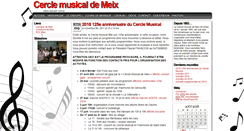 Desktop Screenshot of meix-musique.be